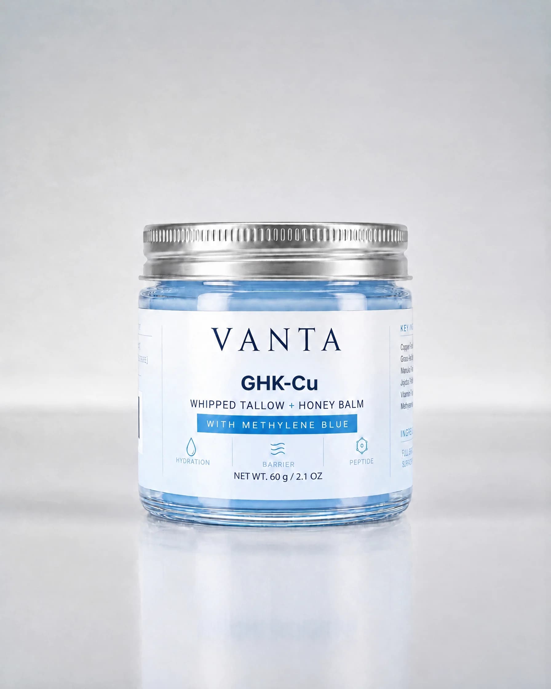GHK-Cu Whipped Tallow + Honey Balm