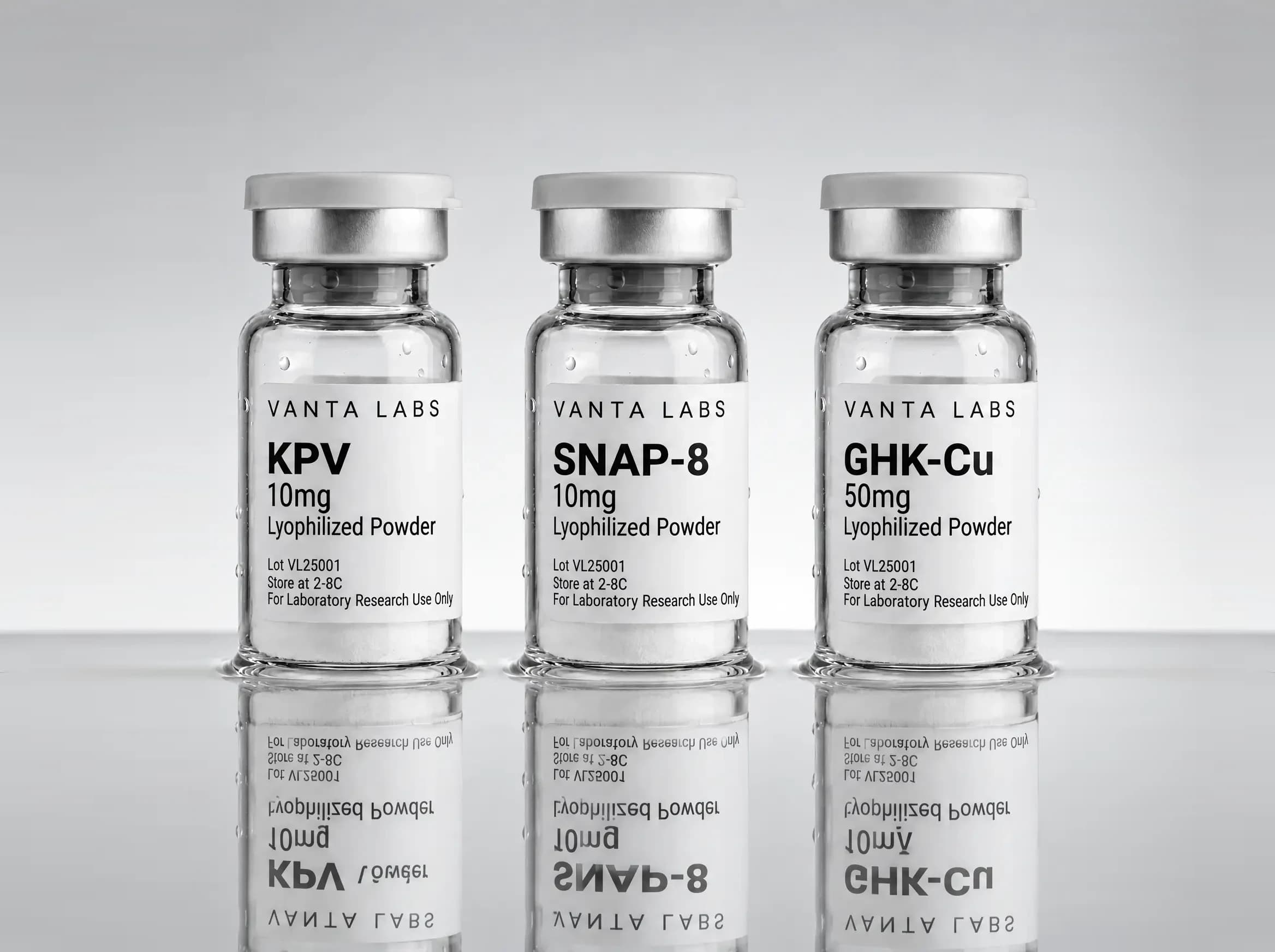 KPV + SNAP-8 + GHK-Cu: KPV, SNAP-8, GHK-Cu