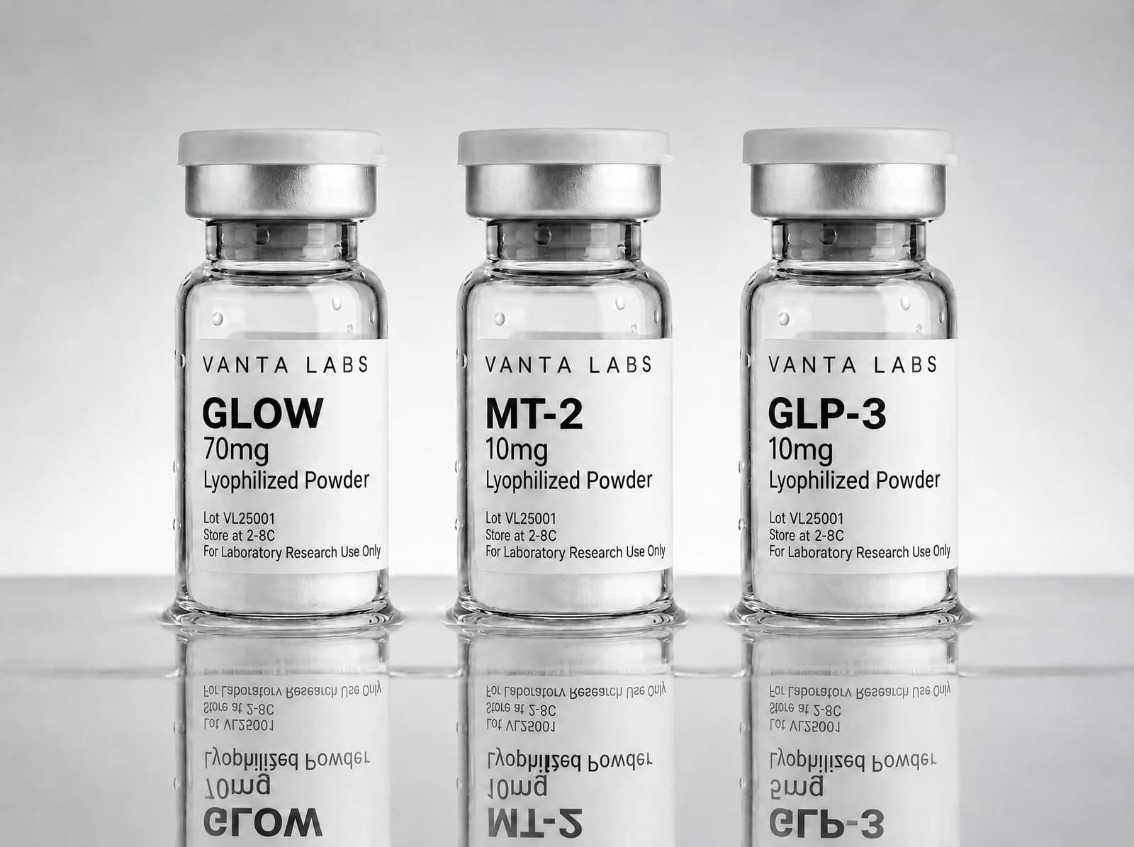 GLOW + MT-2 + VLP-3: GLOW, MT-II, VLP-3 (RT)